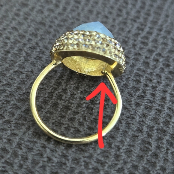 Zeyzey Faceted Opaque Moonstone🌙 Statement Ring💍 - Picture 16 of 16